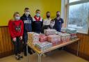 Young Farmers from the west have delivered 270 shoeboxes to families who are struggling this Christmas