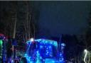 Lit up like a Christmas tree for the Torphins tractor run