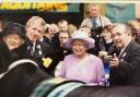 Her Majesty was a keen supporter of agricultural shows. Here she was visiting the Balmoral Show, in Belfast, where the show president Margaret Collinson, CEO Billy Yarr and chief cattle steward, Brian King played host, showing her the winning