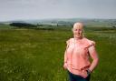 Shona Alexander standing on what could be a 120 acre substation Ref:RH120623039  Rob Haining / The Scottish Farmer...