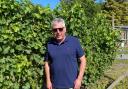 Gordon Rennie visiting one of the vineyards