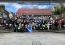 A protest was held in Fort William against a proposed national park in the area