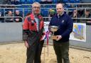 George Howie from West Knock, produced the champion, pictured with Steven Eddie of East Coast Viners