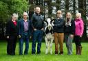 The Gray family, Moira, Jim, David, Calum, Erica, Julie with Drointon Royal Virtue Ref:RH140524209  Rob Haining / The Scottish Farmer...