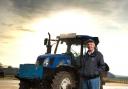 David Carnegie pictured at Steelstrath with his New Holland 6050 and two-furrow reversible Kverneland plough which has led him to victory a number of times at the Scottish Ploughing Championships