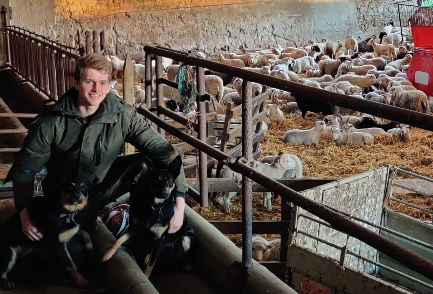 Ian Armstrong worked his way up to a first class Honours Degree in Rural Business Management
