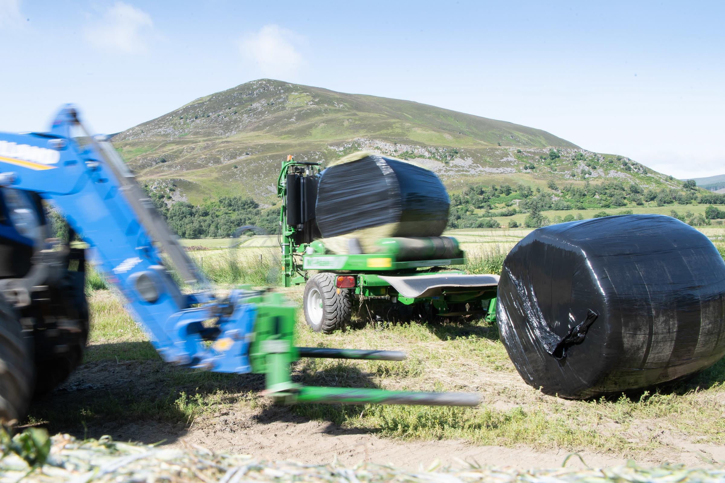 Silage season is fast paced and the Constables have the right kit for the job Ref:RH170721065 Rob Haining / The Scottish Farmer
