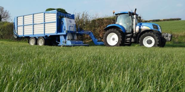 The Scottish Farmer: At Brookvale a Grass Tech Pro-cut GT140 machine cuts the grass daily through the summer for the zero-grazed herd
