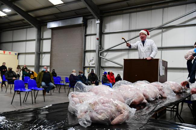 T'was the Wednesday before Christmas and the last sale of the year for auctioneers Lawrie and Symington. As The Scottish Farmer went to press this week, the seasonal auction of plucked and oven ready turkeys, geese and other poultry was well underway