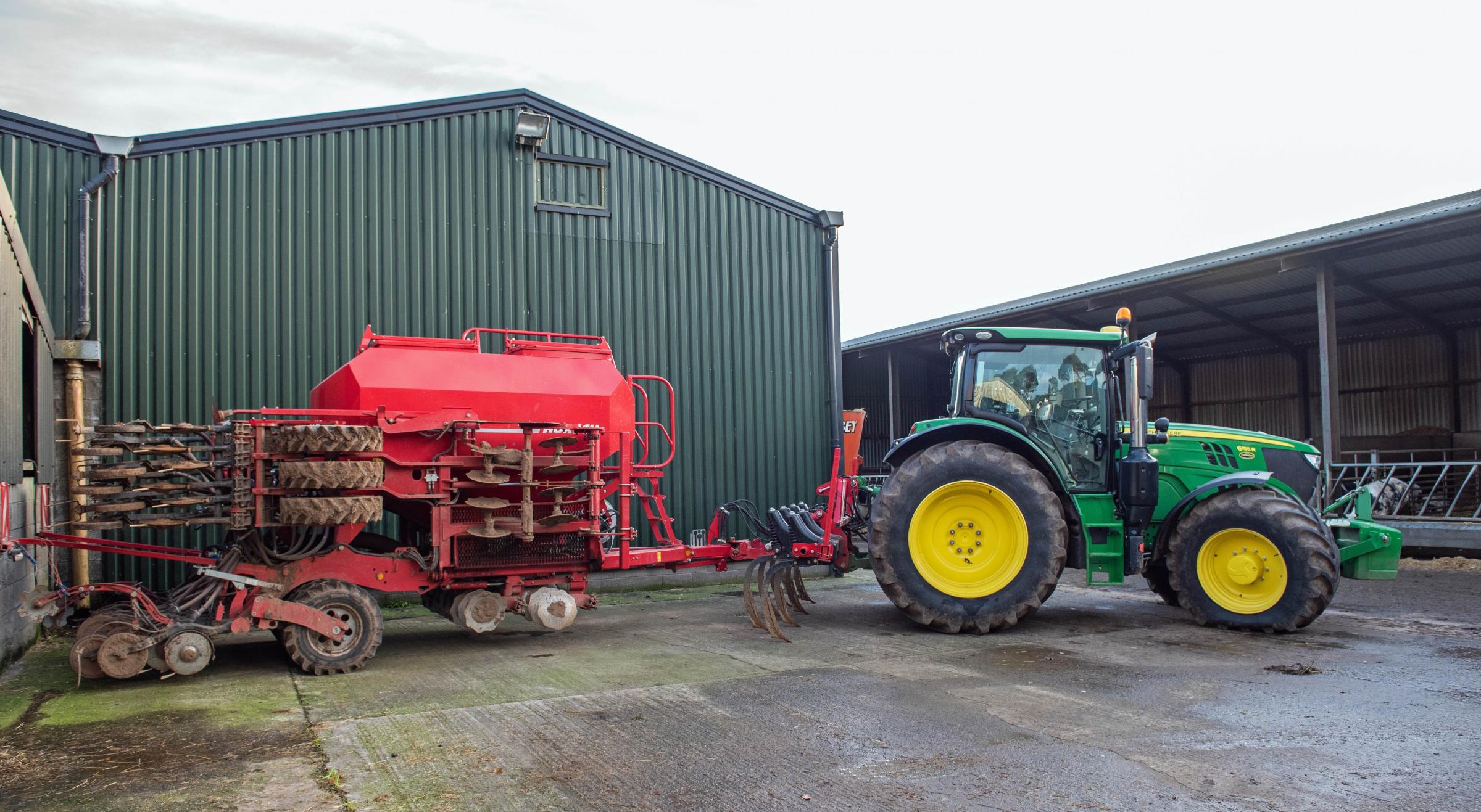 The Horsch min-till drill has become a useful tool at helping to promote better soil health and help store carbon