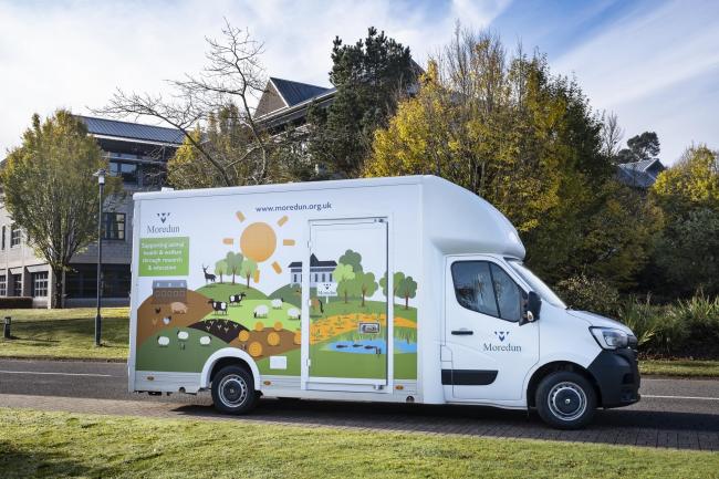 Moredun's new mobile laboratory will be out and about in 2022 sharing the Institutes' latest technologies with farmers