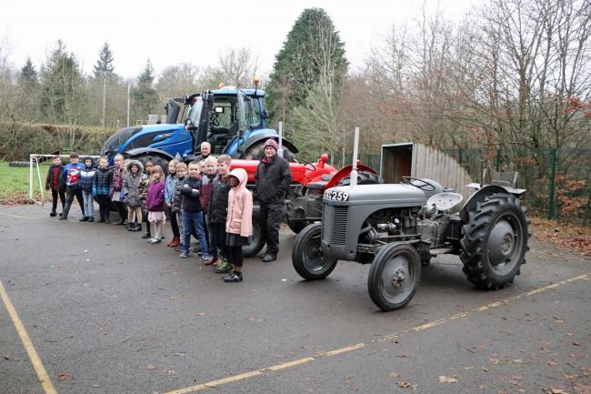 CHILDREN in Mrs Craig’s class at Beattock Primary in Dumfries and Galloway have been learning about agricultural history thanks to a hands-on visit to show them how much tractors have changed over the years. Arranged by deputy head teacher Hazel