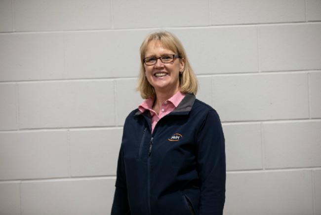 Heather Prichard marketing manager of pedigree sheep and cattle sales at H and H has left the business after 42 years   Ref:EC2211192601