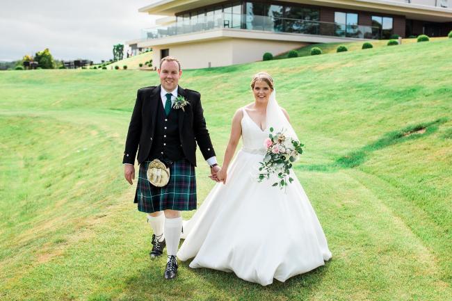 Kaye Dalgliesh, of Chanlockfoot Farm, Penpont, and David Padkin, of Muirhouse Farm, Lanark, were married at Penpont Church, Dumfriesshire, before celebrating with a reception at Lochside House Hotel, New Cumnock. earlier this year, when lockdown