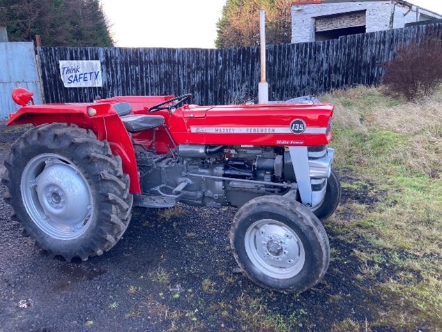 This Massey Fergusson 135 Multi-power tractor topped the vintage trade at £8700