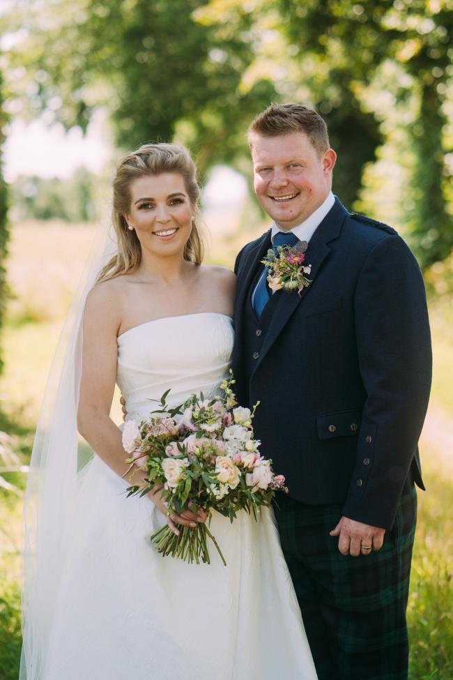 Weddings are gathering pace again following the ending of many lockdown restrictions and Lauren Wood married Ian Dagg, in mid-July, at St Leonard’s Parish Church, St Andrews