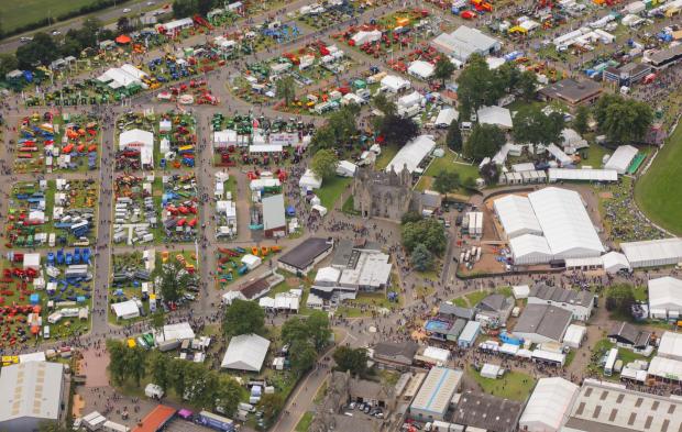 The Scottish Farmer: A birds' eye view of the Royal Highland Show in 2019 when it hosted its largest ever crowd