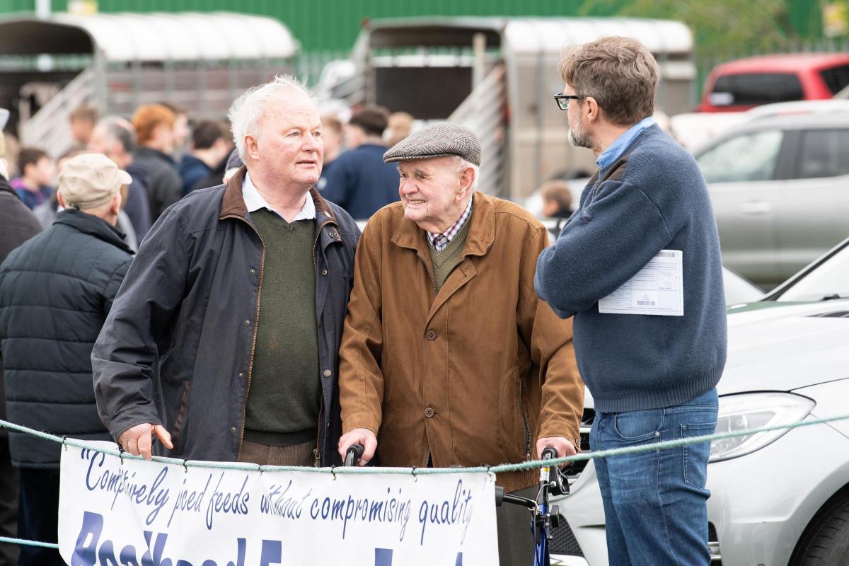 first show of the year gave people the chance to catch up with folk for a wee blether
 Ref:RH160422057  Rob Haining / The Scottish Farmer...