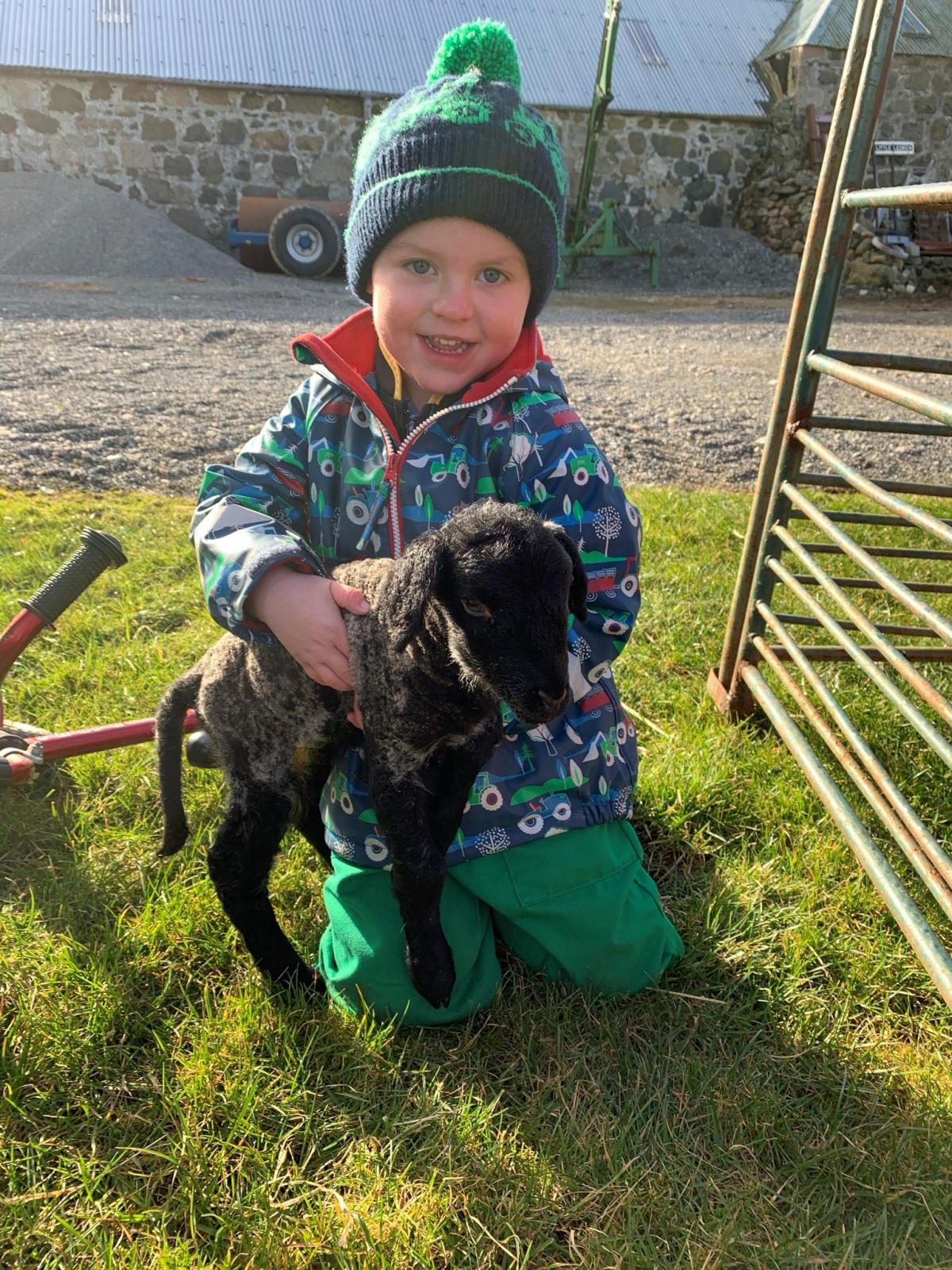 Claire Notman - “Lambing time is the best time” George Grant, Insch