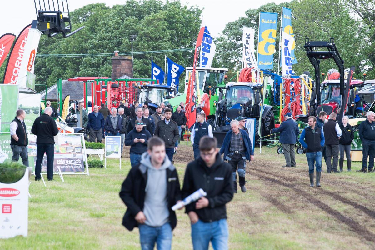 With trade stands and live demos, there was plenty to see at Scotgrass 2022 Ref:RH180522239  Rob Haining / The Scottish Farmer...