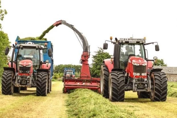 The Scottish Farmer: Cutting silage with the forage wagon is another service the Hynd brothers offer