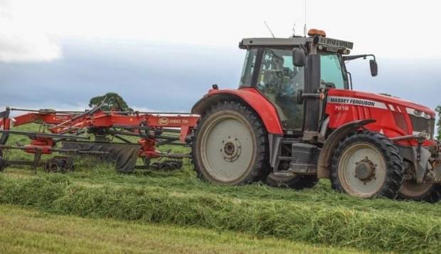 The Scottish Farmer: Raking under way for the silage to commence 