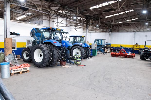 The Scottish Farmer: Large workshop and a full team of mechanics to keep customers machines in order Ref:RH160622019 Rob Haining / The Scottish Farmer...