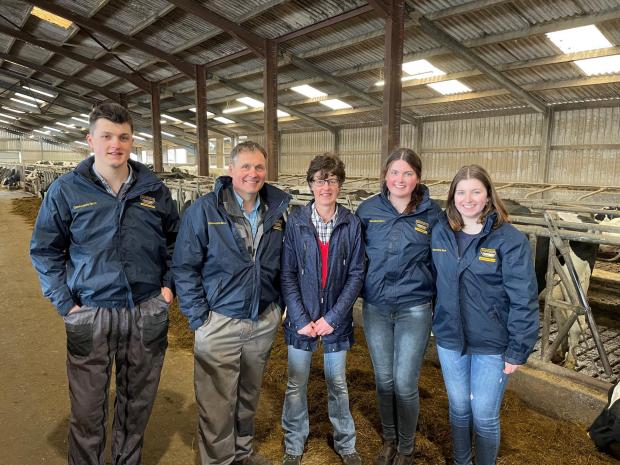 The Scottish Farmer: The Veitch family of Greenside from left: Adam, David, Liz, Holly and Louise