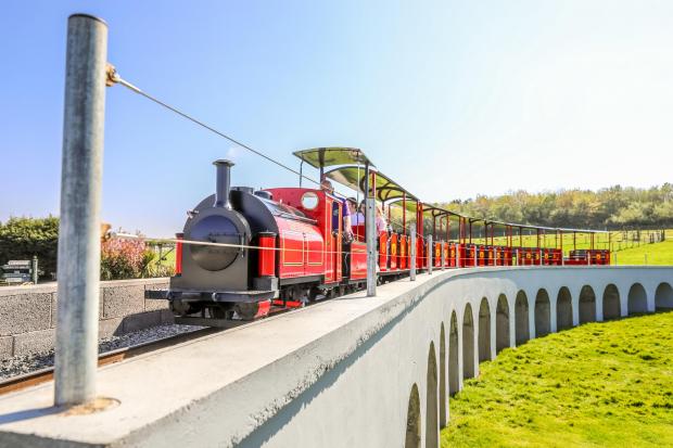 The Scottish Farmer: you can enjoy the train around the park