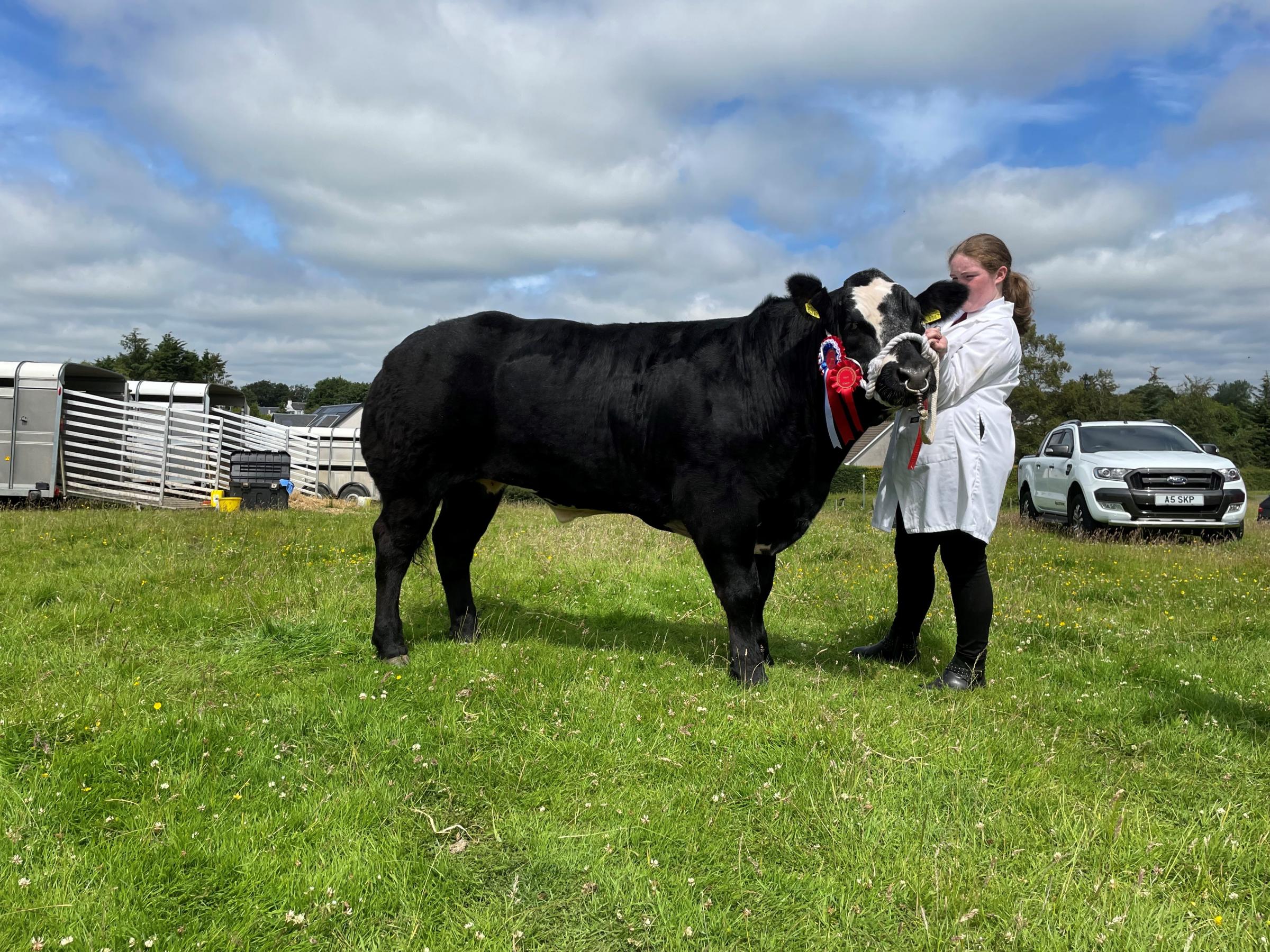 Louise Kerr produced the prime cattle champion, which stood reserve beef champion 
