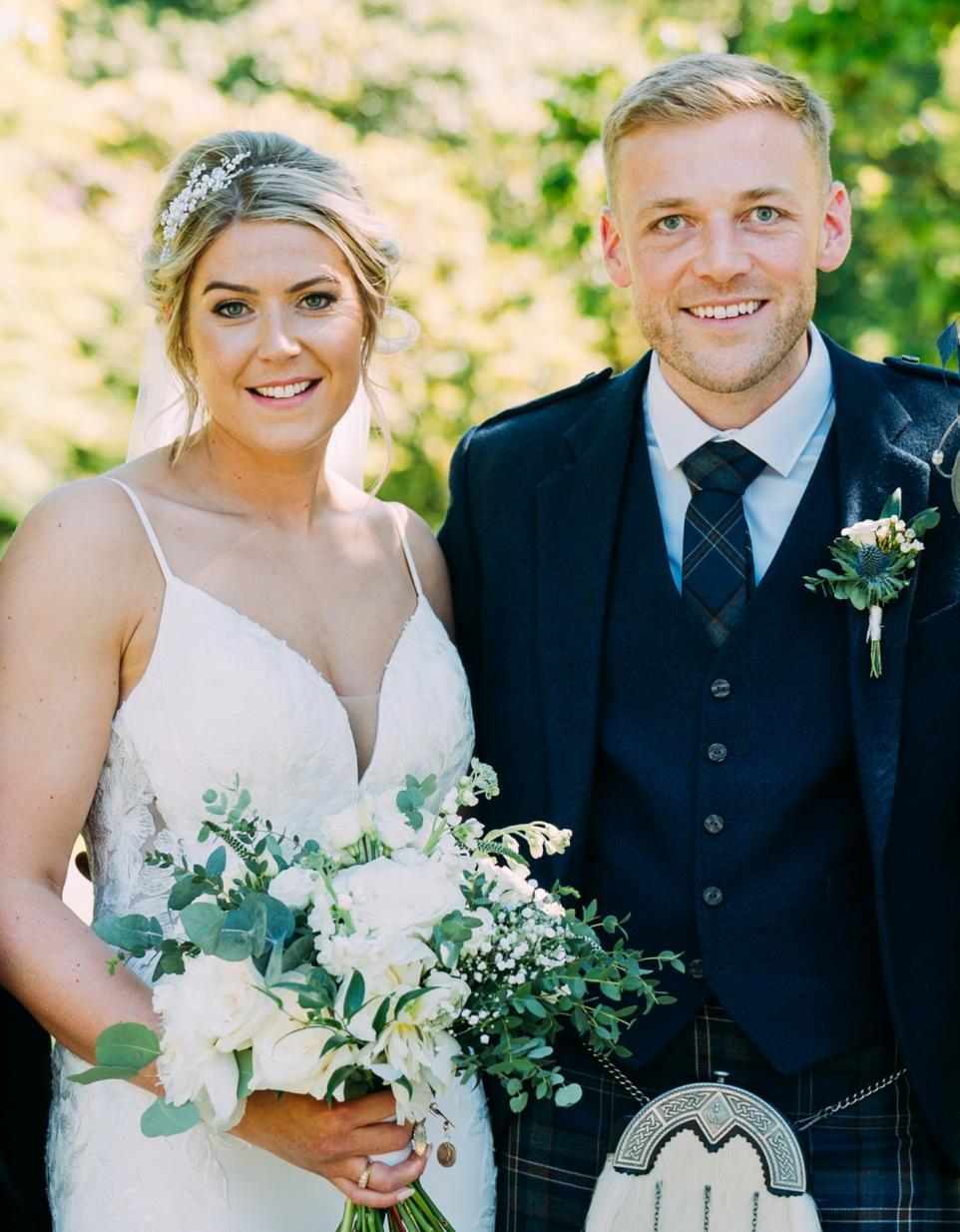 Married in June at Urr Parish Church were Anna Yates, East Logan Farm, Castle Douglas, and Calum Cruickshank, from Errol, Perth and Kinross. The reception afterwards was at Dalswinton Estate, near Dumfries