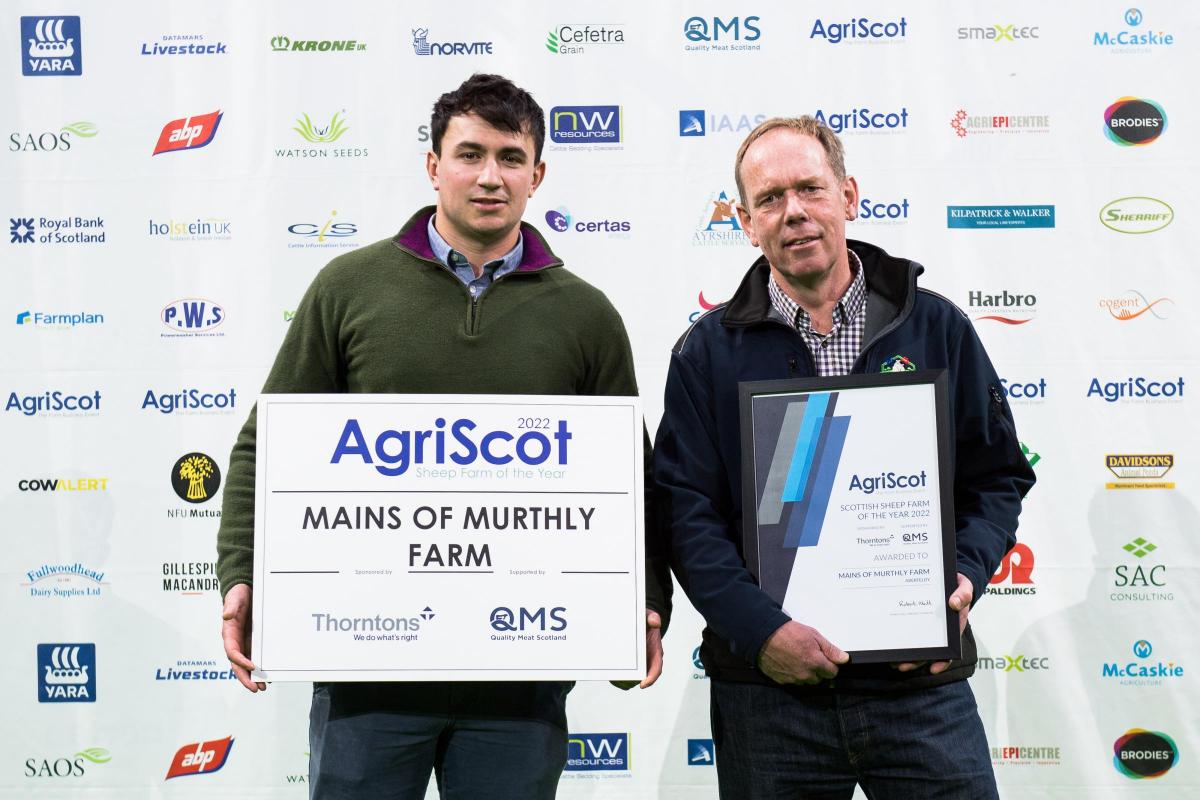 AgriScot Sheep Farm of the Year, Mains of Murthly, Ed Mutt and Calum McDiarmid Ref: RH161122074 Rob Haining The Scottish Farmer