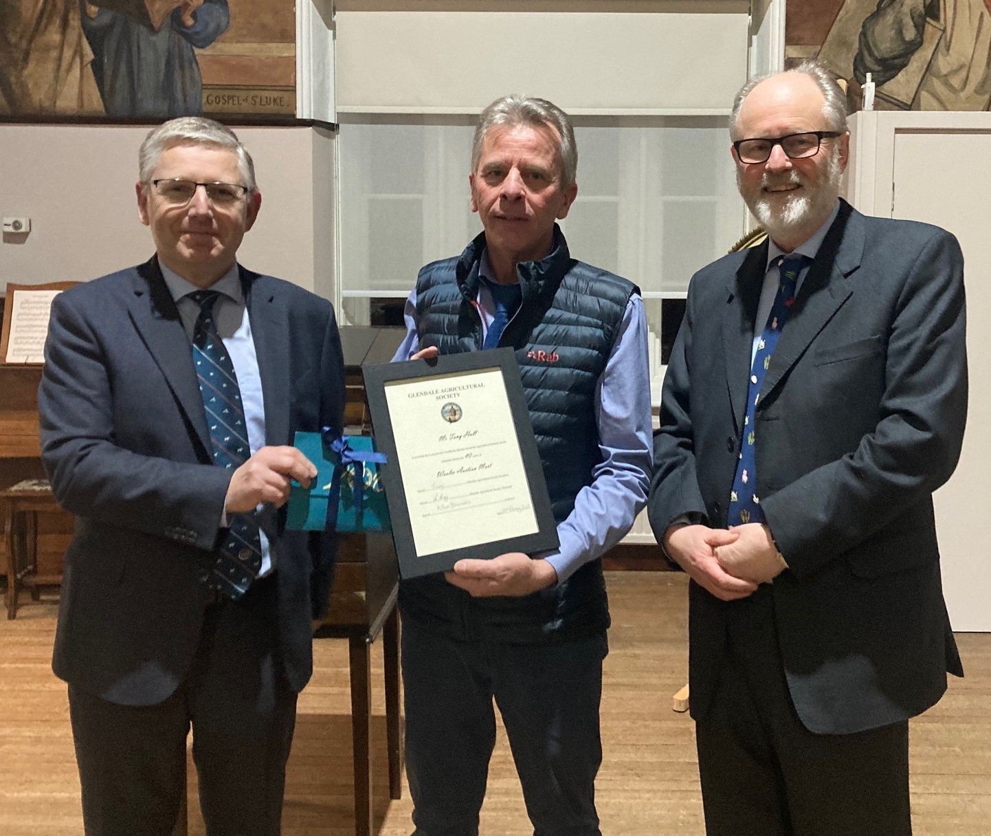 Tony celebrates 42 years service at Wooler Auction Mart - Vimarsana News