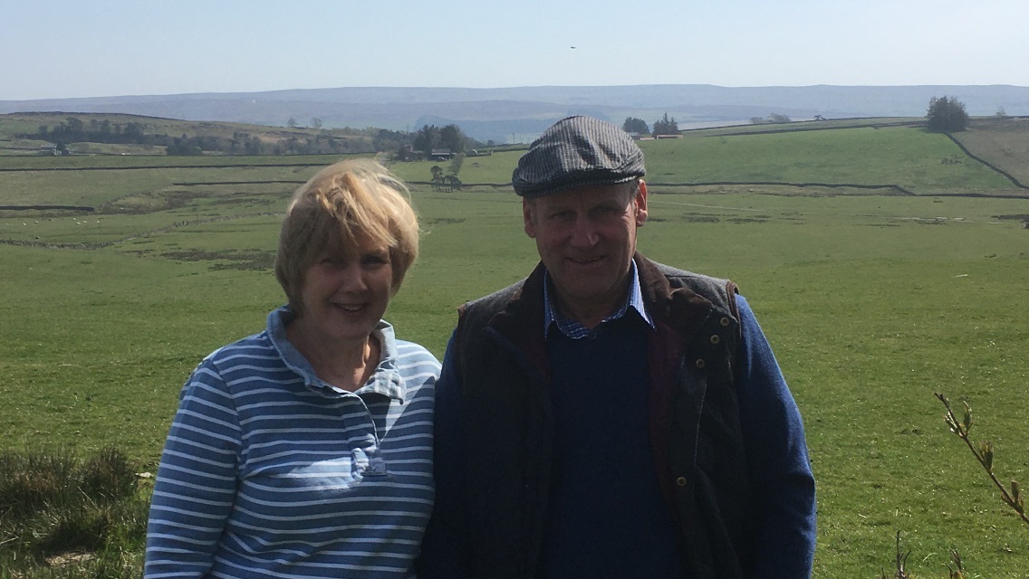 Mr and Mrs Woodman of Bradford House Farm in Northumberland