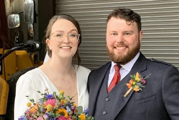 Abby Galling and James Galling, their special day was set for the 15th of September 2023 at Oldcastles Farm in Berwickshire