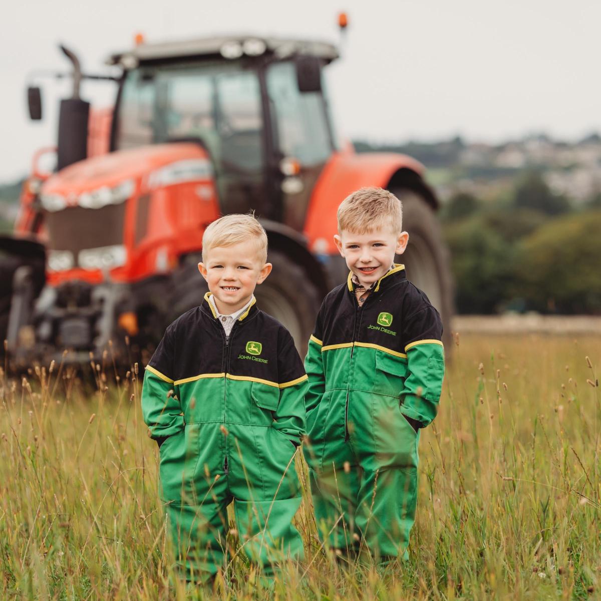 Kirsty Anderson - This is Mayson and Jensen two cousins obsessed with farming with their granda in strichen aberdeenshire.