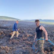 A rapid response from local gamekeepers has saved an important moorland restoration project in the Peak District