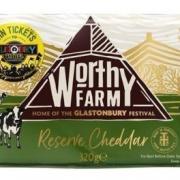 The new Worthy Farm Cheddar cheese ... instead of music!