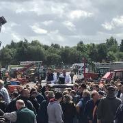 Crowds gathered at Penrith Machinery Sale