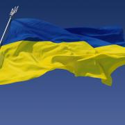 The flag of Ukraine is still flying across much of the country, despite the horrific war