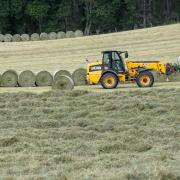Gathering hay at Raemoir near Banchory (Pic: Ron Stephen)
