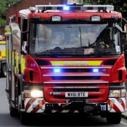 Barn destroyed as emergency services battle fire throughout night