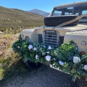 Vintage Land Rovers for weddings was the inspiration behind  a new Scottish business, Bonnets and Boots