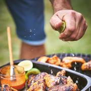 coconut hot wings from The DIY BBQ Cookbook by James Whetlor (Quadrille, £20)