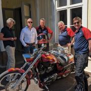 An intrepid band of motorbiking vets has helped BEVA hit its target of £20,000