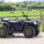 The Shire Tundra is an all-electric quad with seating for two