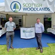 The Scottish Woodlands stand attracted strong interest from industry and the public.
