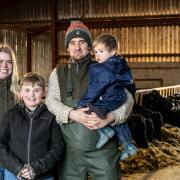 Jenni MacDonell and Robert Mackenzie, from Newtonmore, pictured with Marcus and Donnie