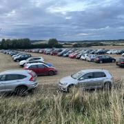 1000 cars were parked over seven acres of ground
