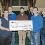 Farmers from Montrose, Angus, have donated £5000, in aid of two charities to help families and individuals through difficult times. 
The donations were raised following a recent farmers dance.